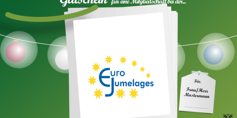 Gutschein Mitgliedschaft Eurojumelages